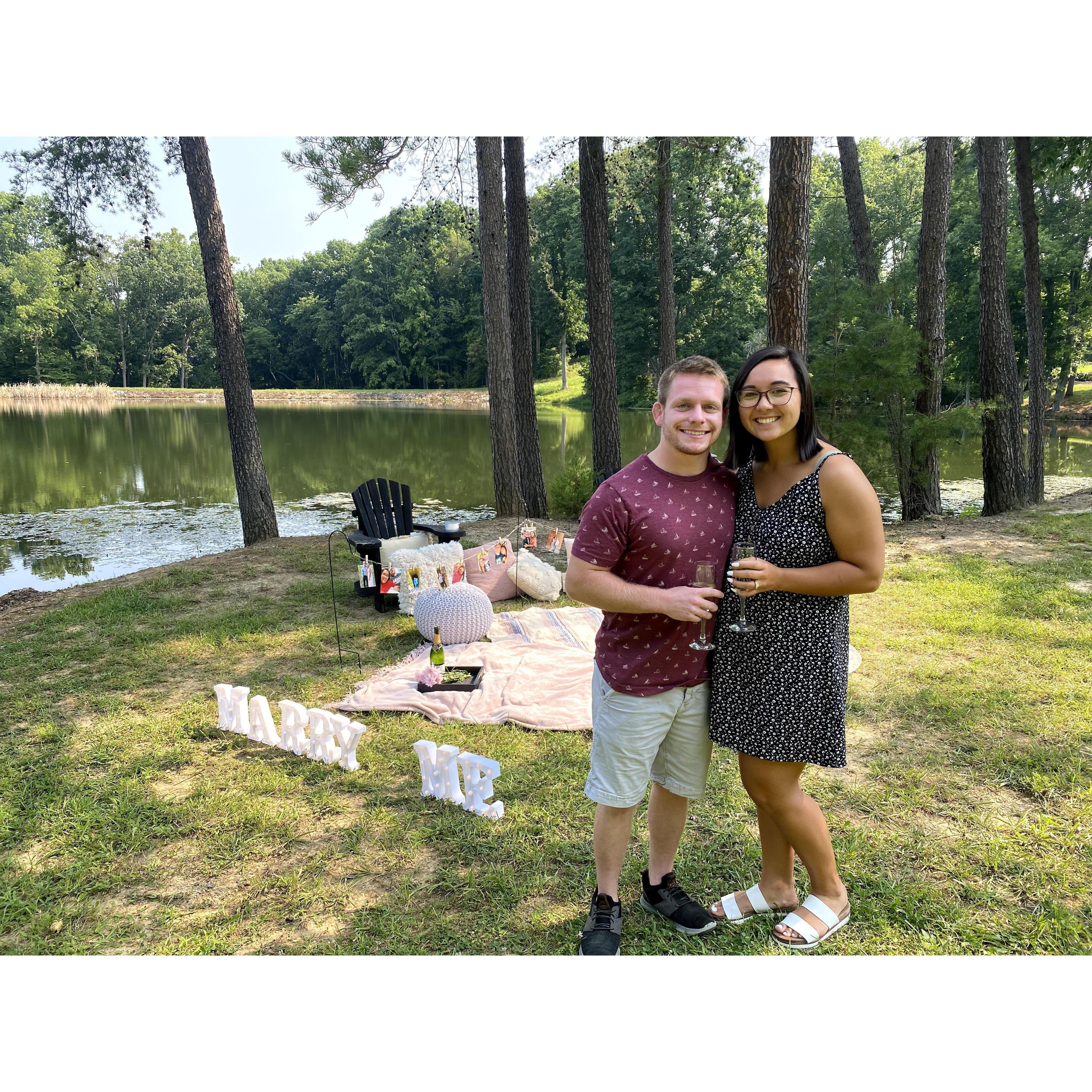 The day she said "yes"