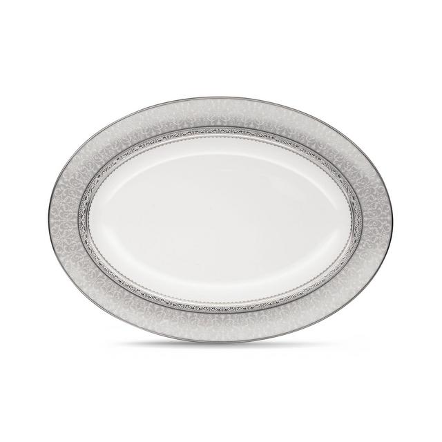 Noritake Dinnerware, Odessa Platinum Oval Platter 14"