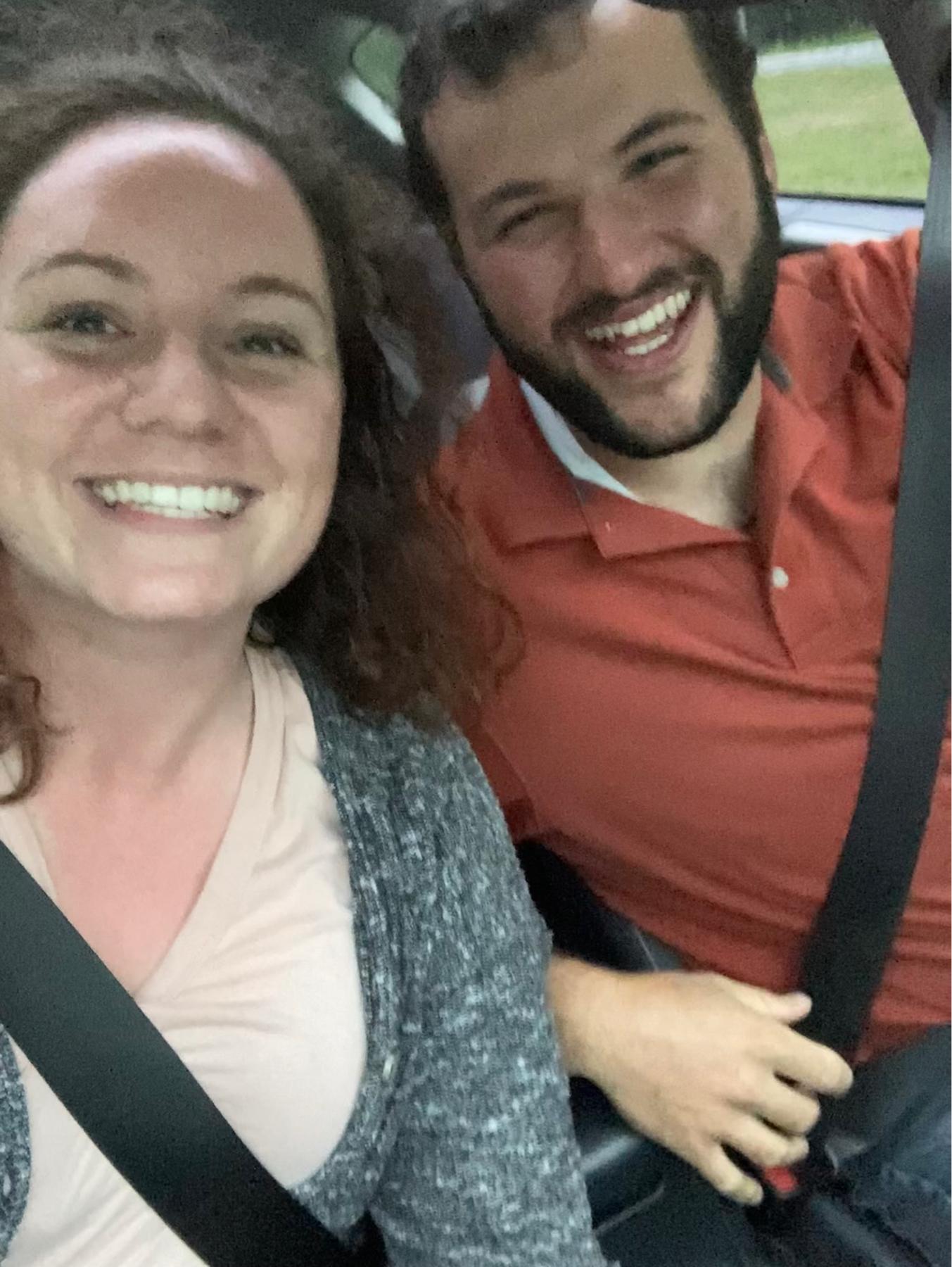 This was from our first date! I told Eli we needed to capture this moment. Ten hours later and neither of us wanted the date to end! It may be a blurry photo but heck, I think it turned out quite nice