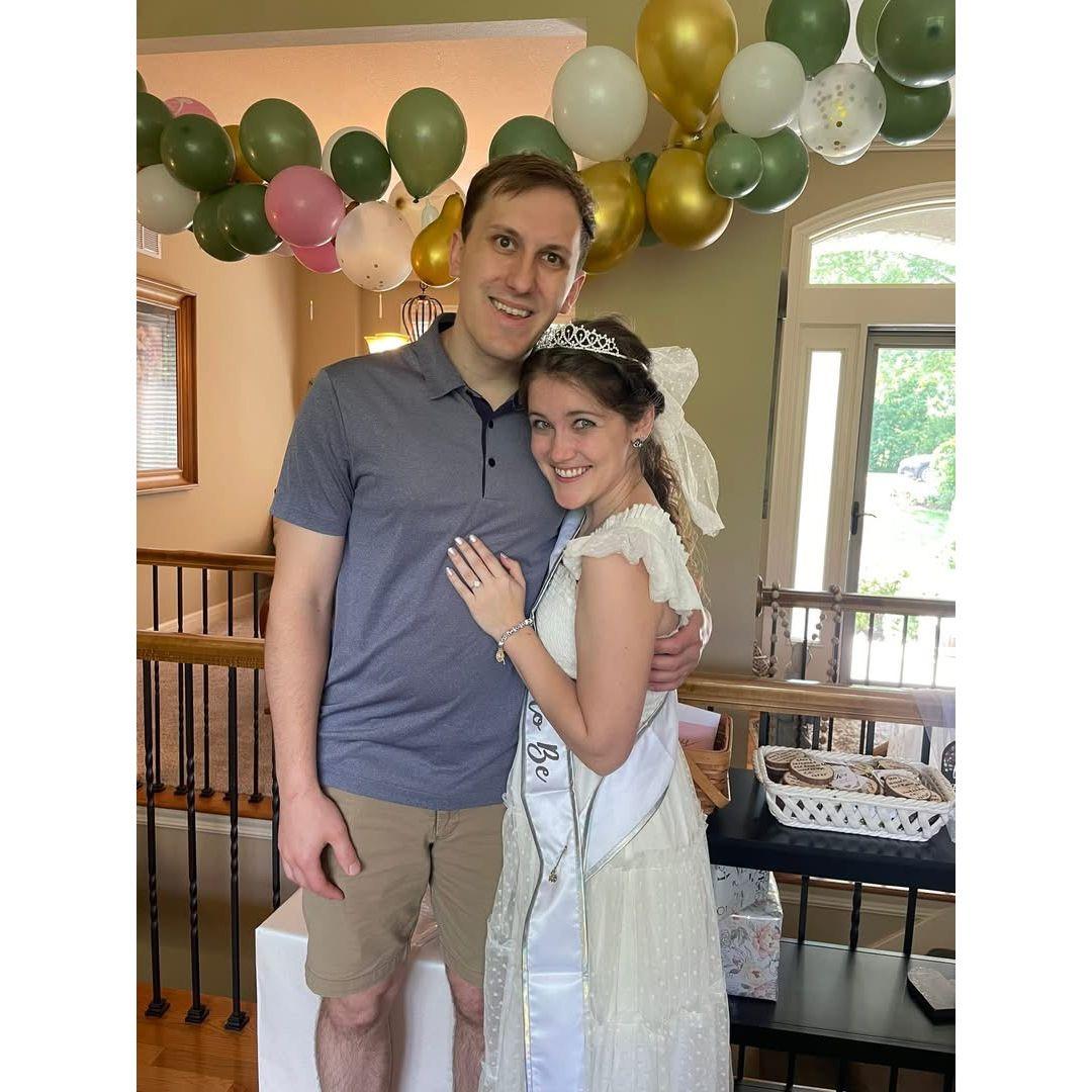 our couples' shower given to us by our favorite Kansas family!!