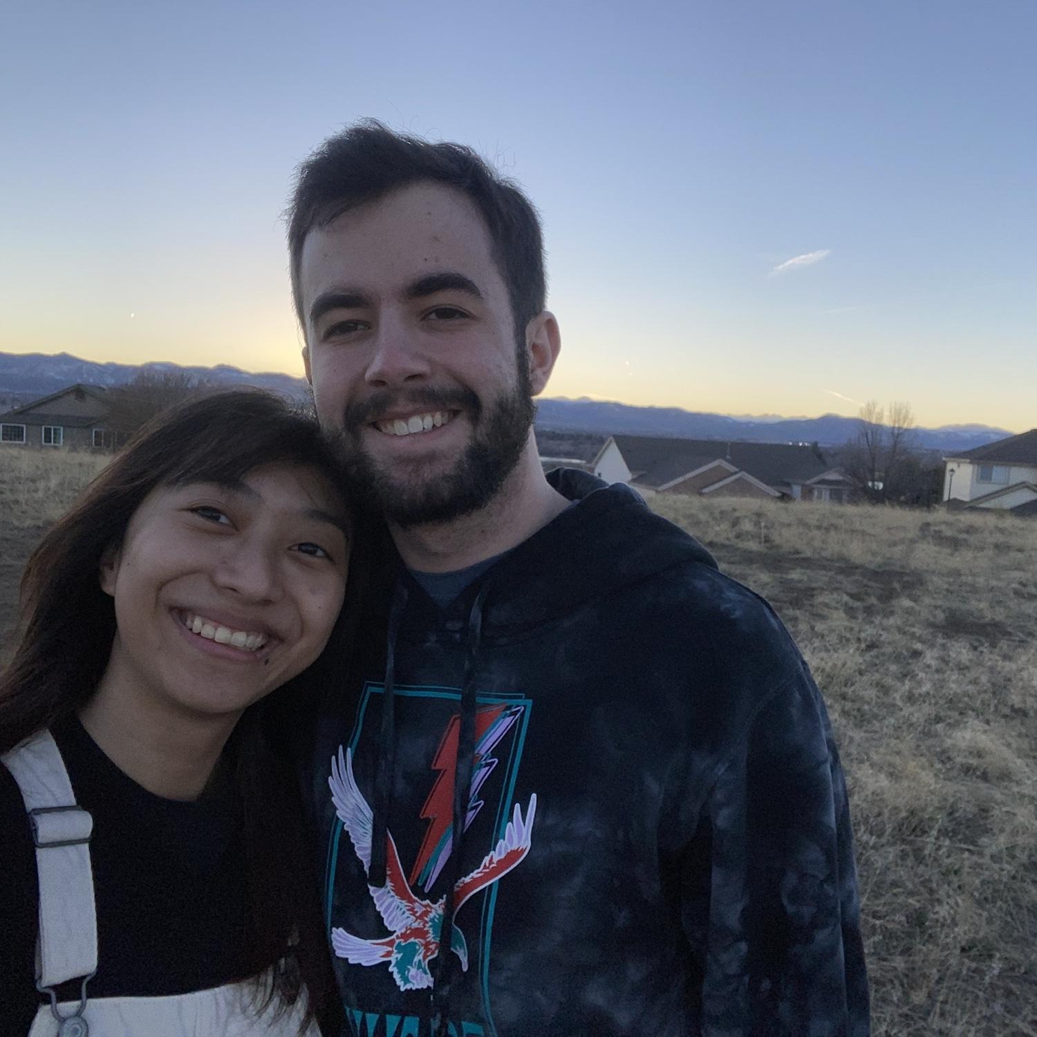 March 2022
Braden drove all the way from Iowa to spend time with Faith during her spring break. Little did they know that they would get engaged on this same hill, three years later!