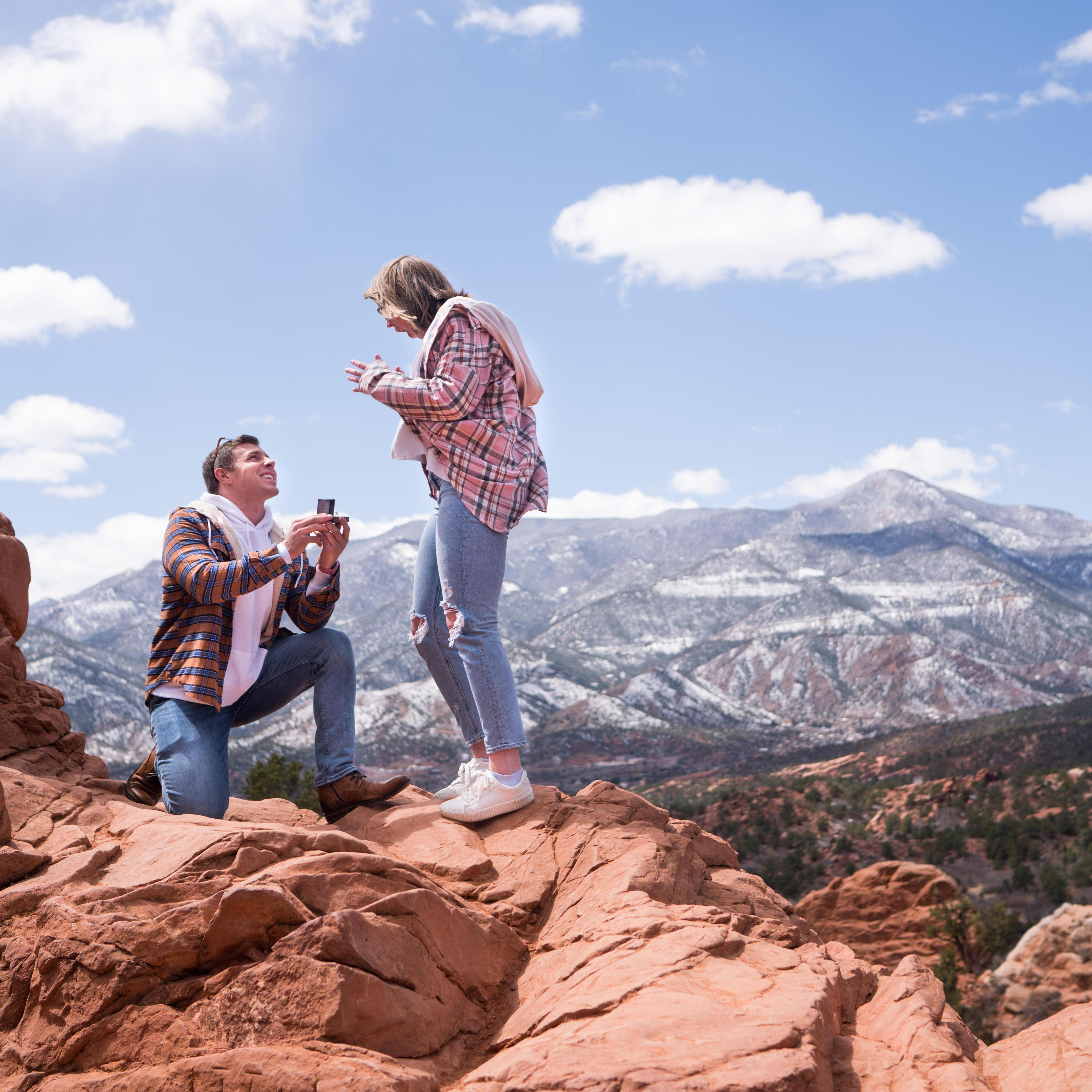 The moment that changed our lives forever...the proposal!