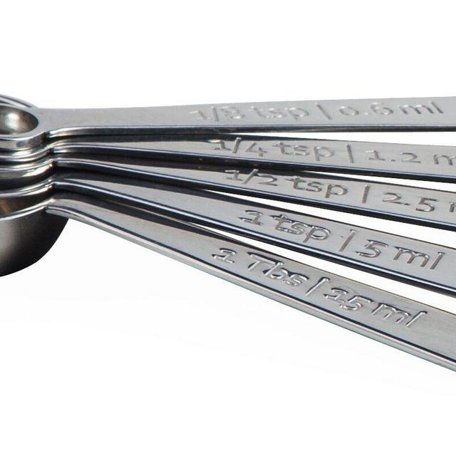 5-Piece Stainless Steel Measuring Spoon Set