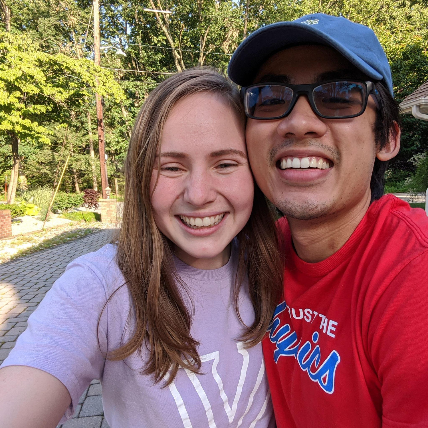 Finally reunited after COVID (first time Erica meeting David's fam!) - June 2020