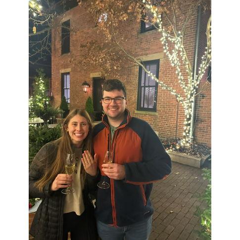 They day we got engaged! December 17th, 2024 - it was a total surprise!