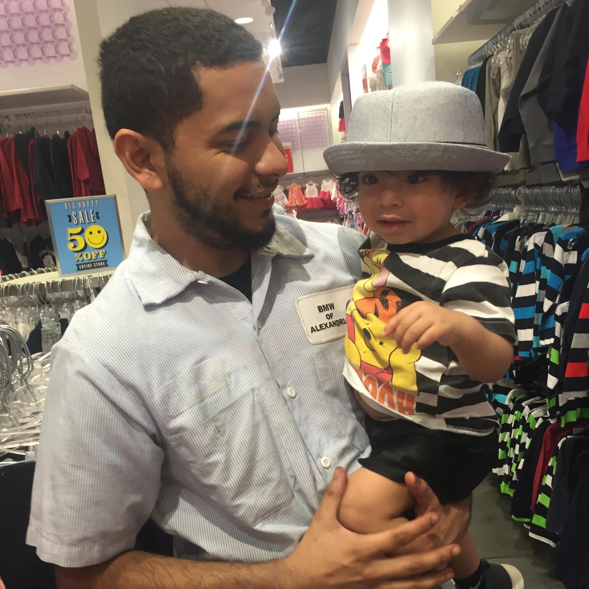 Luis with our Flower Girl Escort, Jarreth
