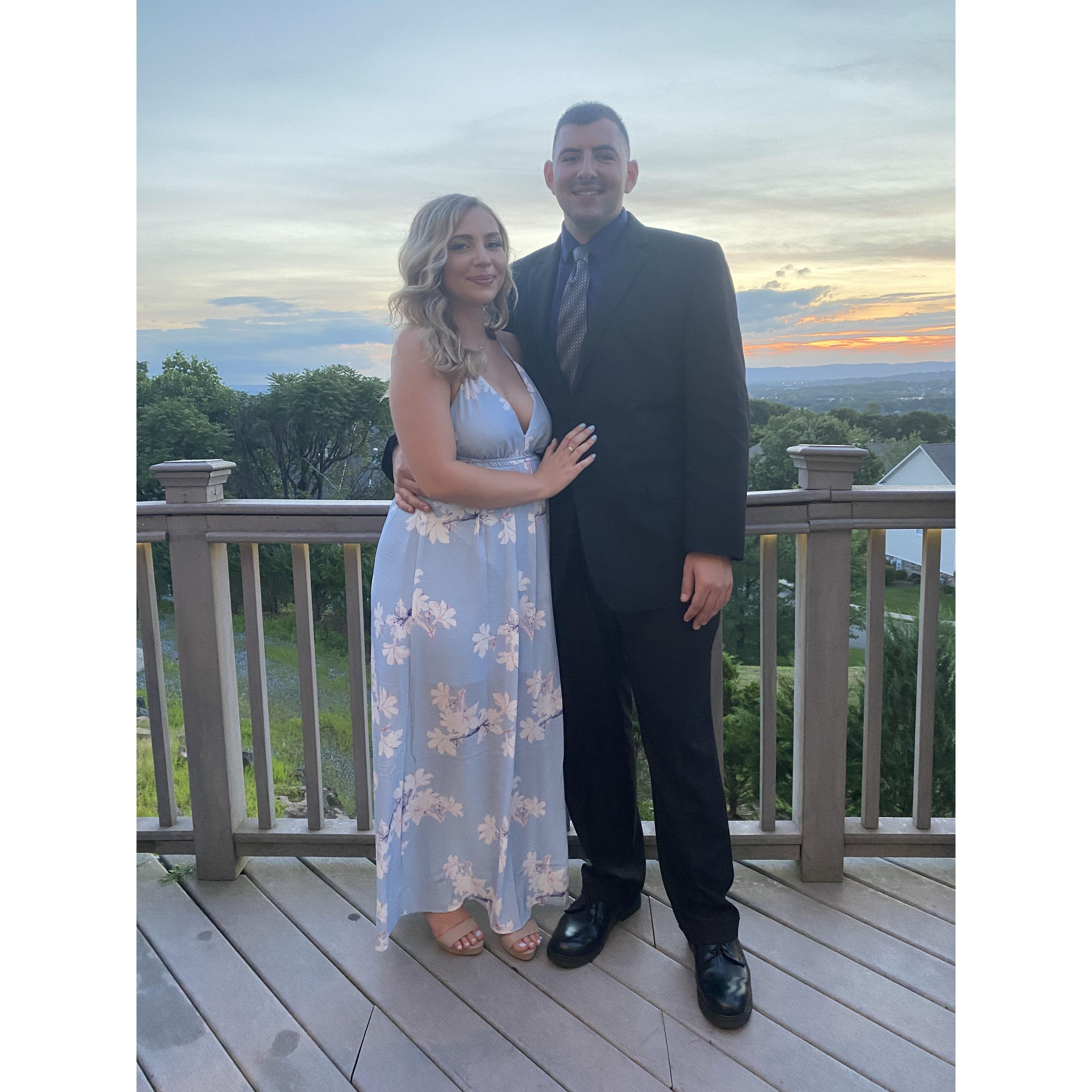 Yes, we do dress up nice sometimes