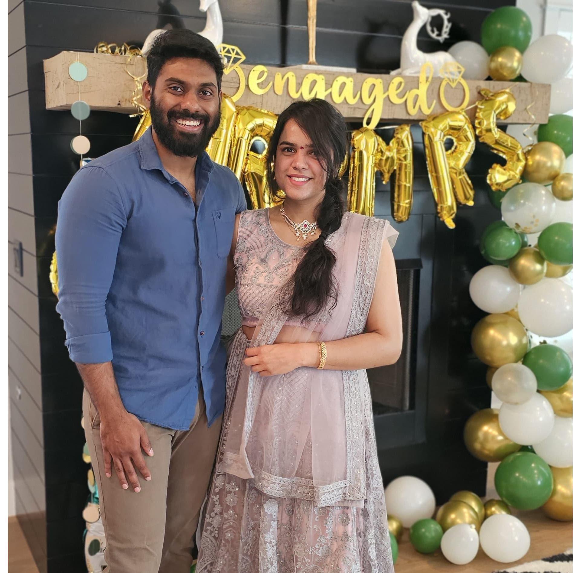 The day we got engaged.