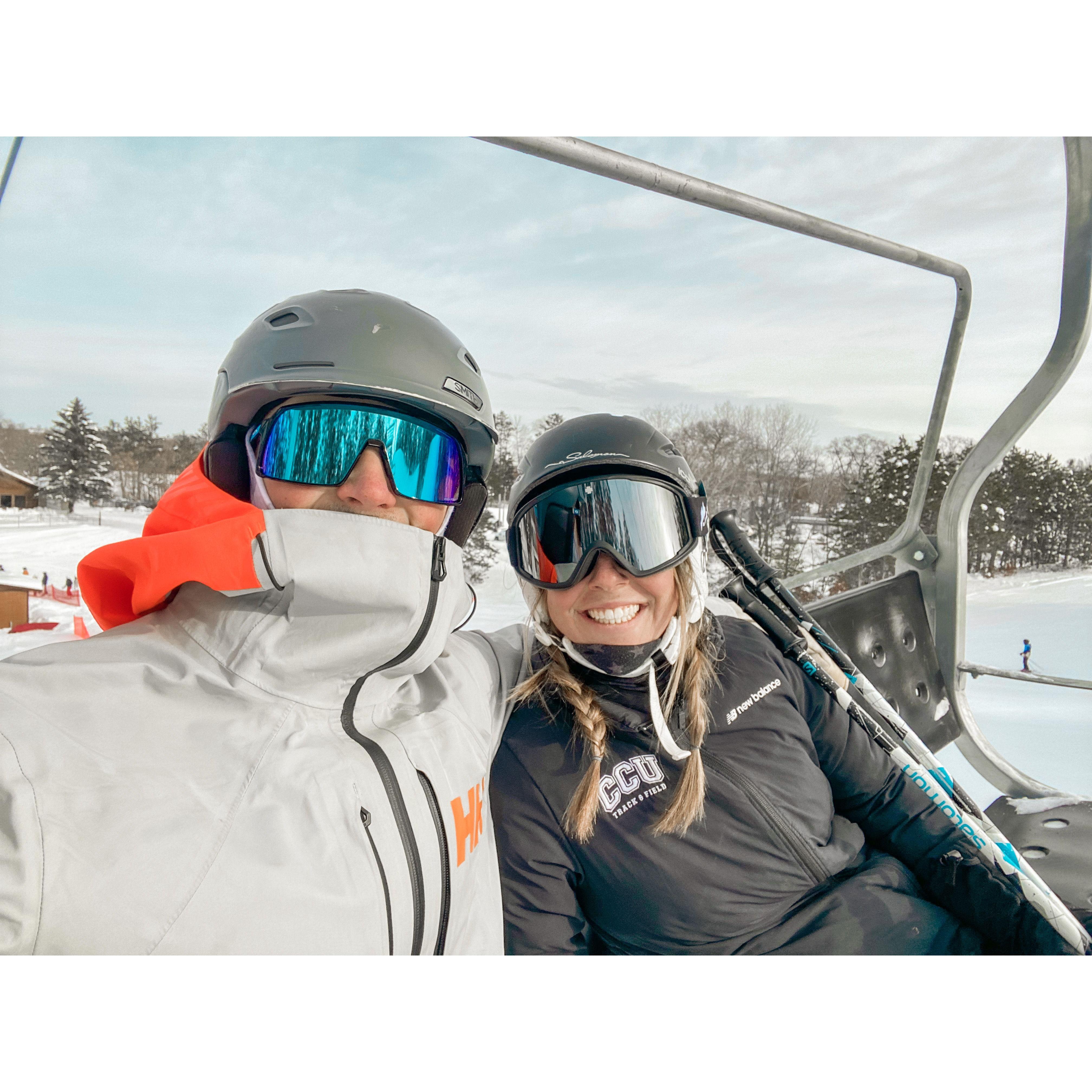 Skiing