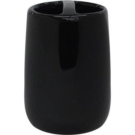 Mainstays Basic Rich Black Toothbrush Holder, 1 Each