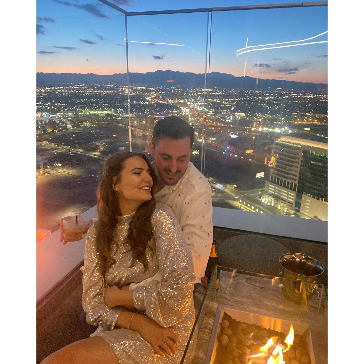 Another shot from Vegas on the most stunning roof top