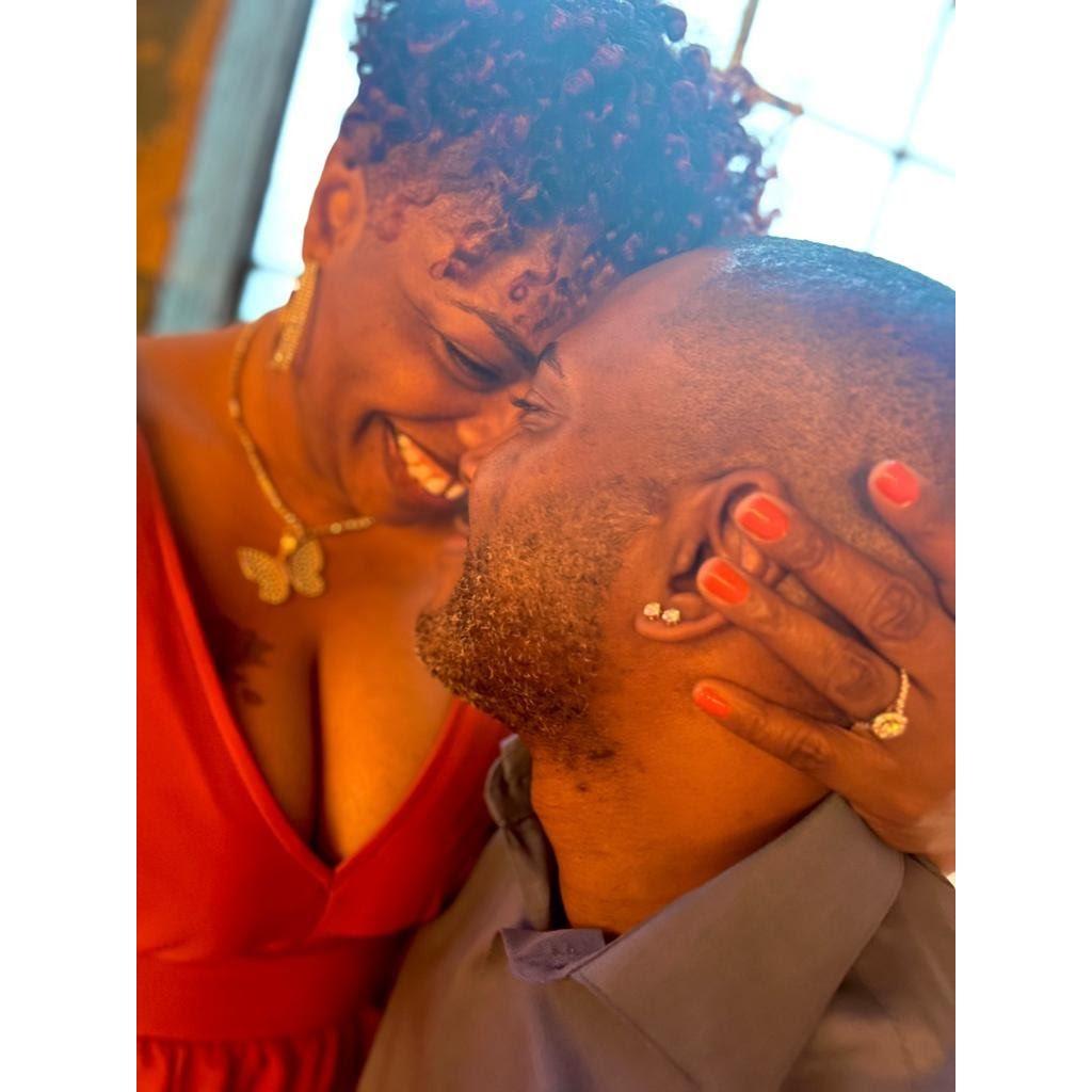 Her favorite engagement photo