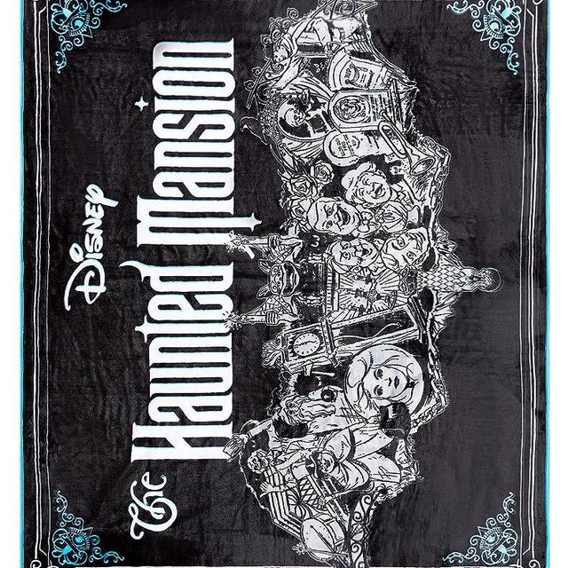 Spirit Halloween Reversible Disney The Haunted Mansion Fleece Blanket