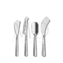 Classic Slate Stainless Mini Cheese Knives, Set of 4