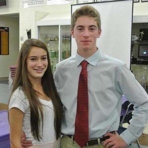 One of our first photos together, even before we started dating!