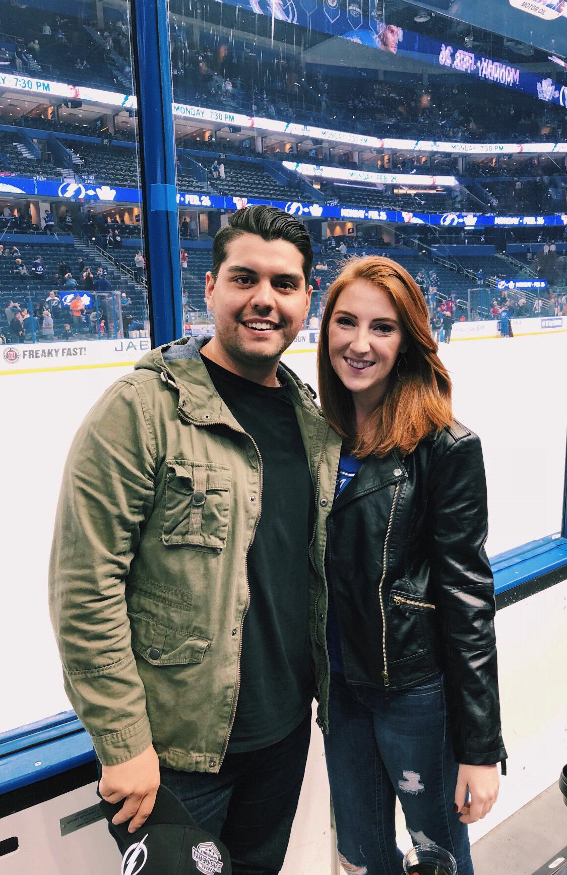 Go Bolts!!! First sporting event together