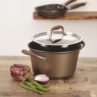 Advanced Bronze Nonstick Tapered Stockpot