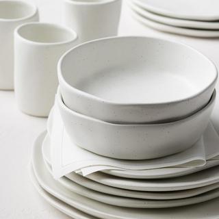 Hekonda Debossed 16-Piece Dinnerware Set, Service for 4