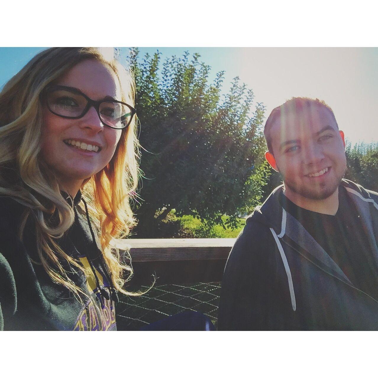 Pumpkin picking with the family 2015