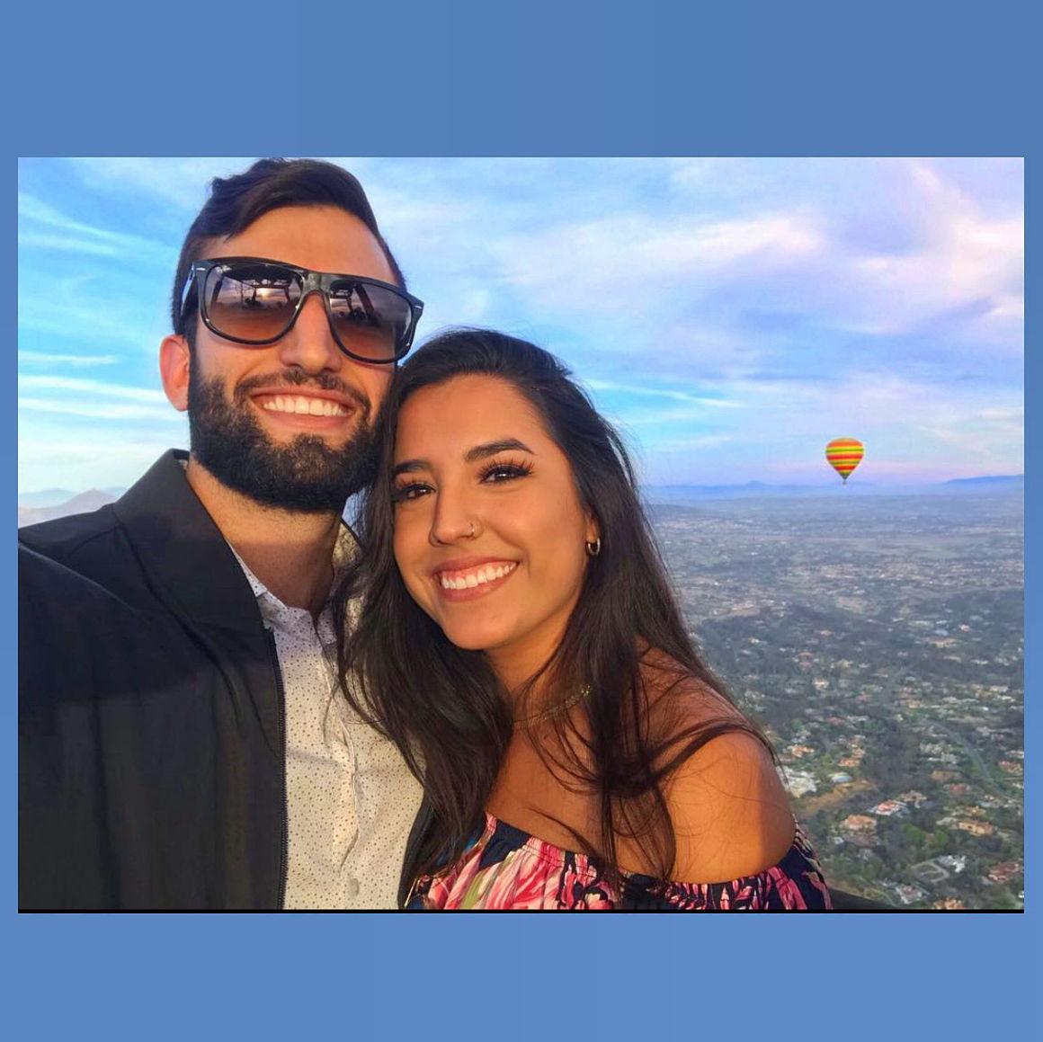 Our first 6-month anniversary, Rani surprised Vanessa with a hot air balloon ride! May 2018