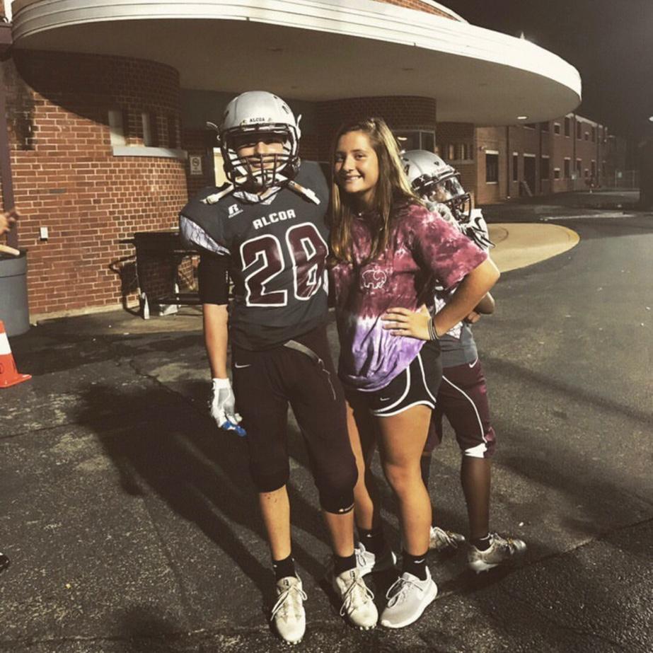 Our first ever picture together! 

2017 - 8th grade