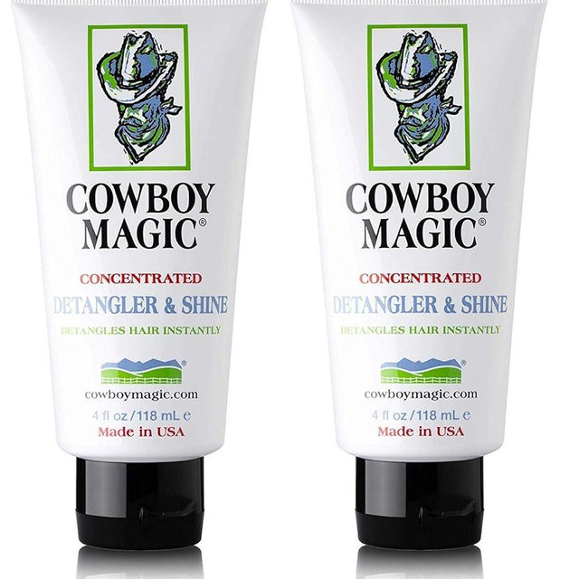 Cowboy Magic Detangler & Shine for Horse, 4 oz - 2 Pack Conditioner, White