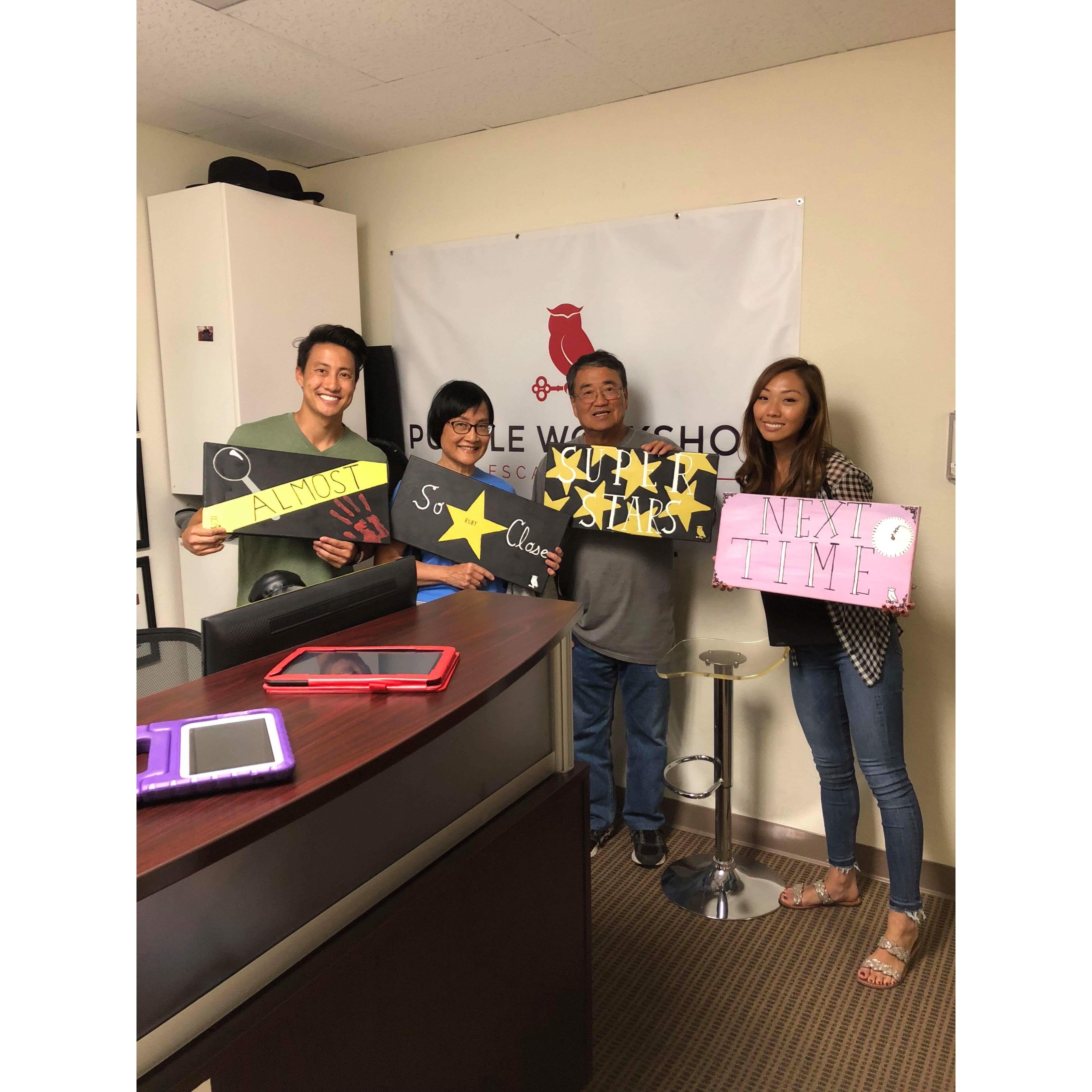 Escape Room with the Namekata Family
