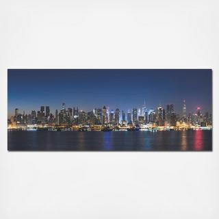 New York Harbor City Skyline Wall Art