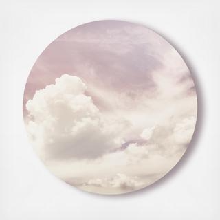 In The Clouds I Circle Acrylic Art