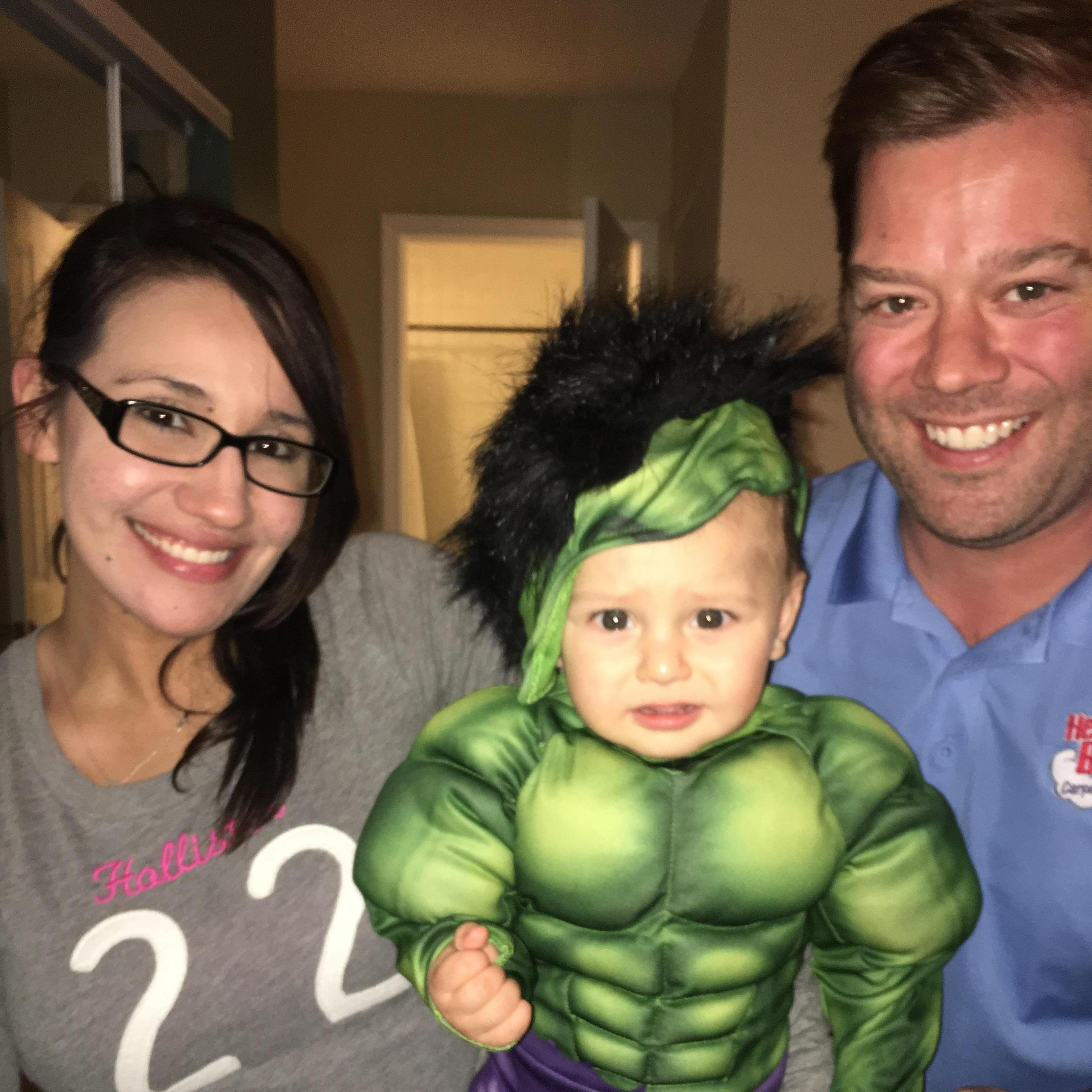 Sammy's first Halloween.