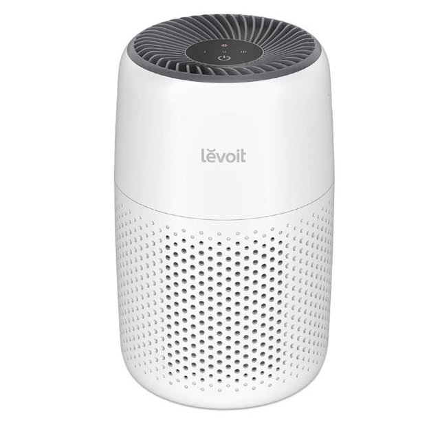LEVOIT Air Purifiers for Bedroom Home Dorm, AHAM VERIFIDE, 3-in-1 Filter Cleaner With Aroma Pad, Filters Smoke, Allergens, Pet Dander, Odor, Dust, Office, Desktop, Core Mini-P, White