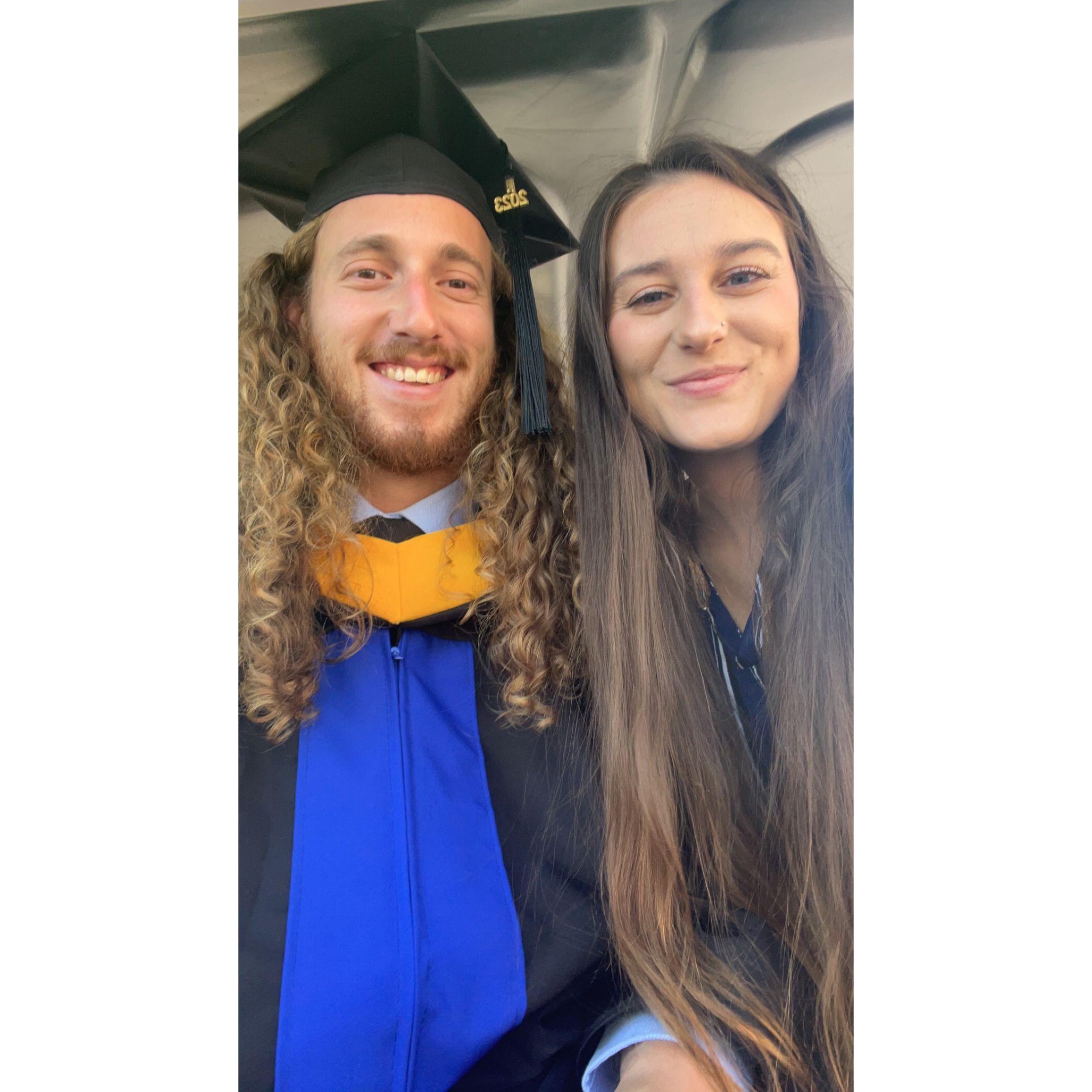Nick's masters graduation!