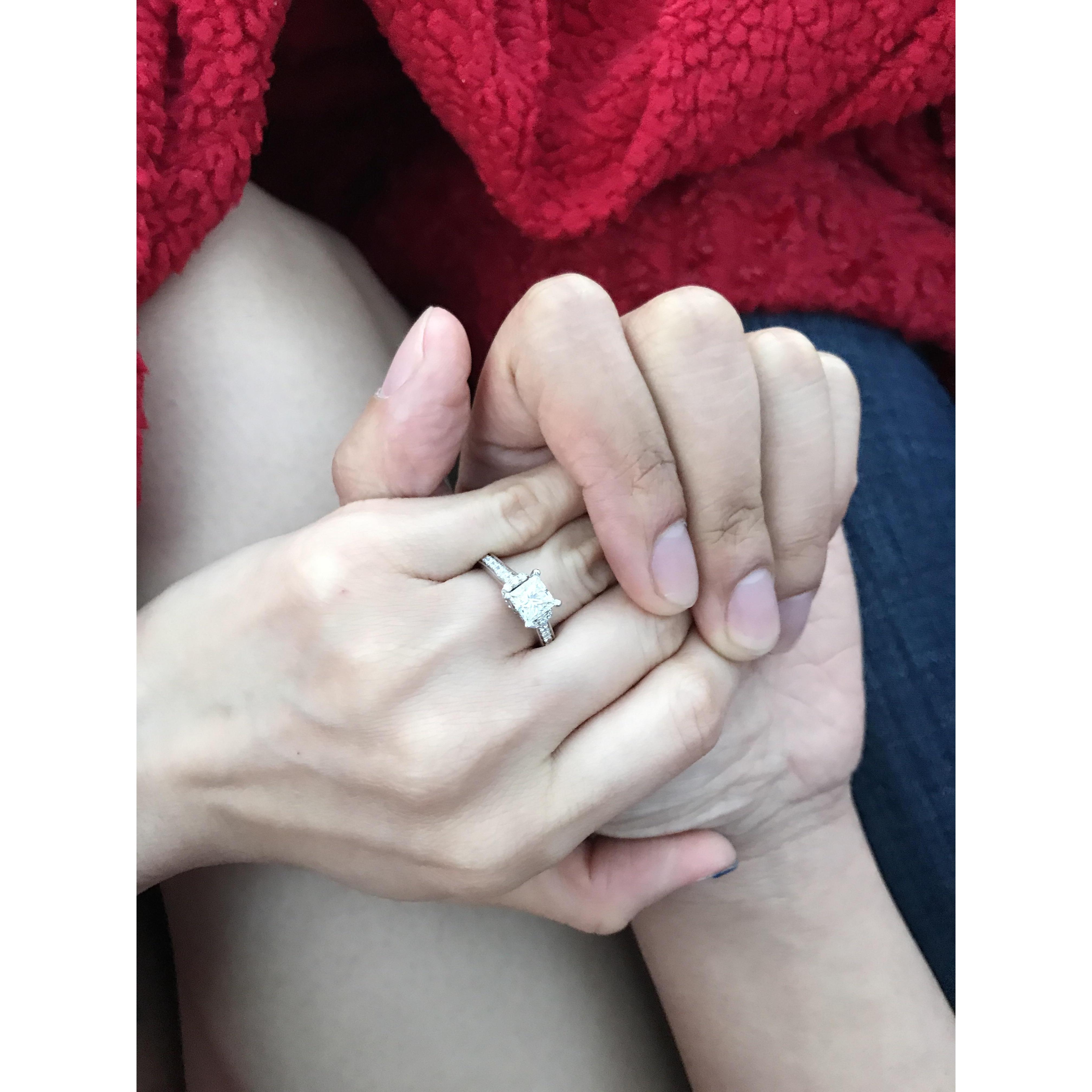 This was the moment we agreed to belong to each other for the rest of our life <3