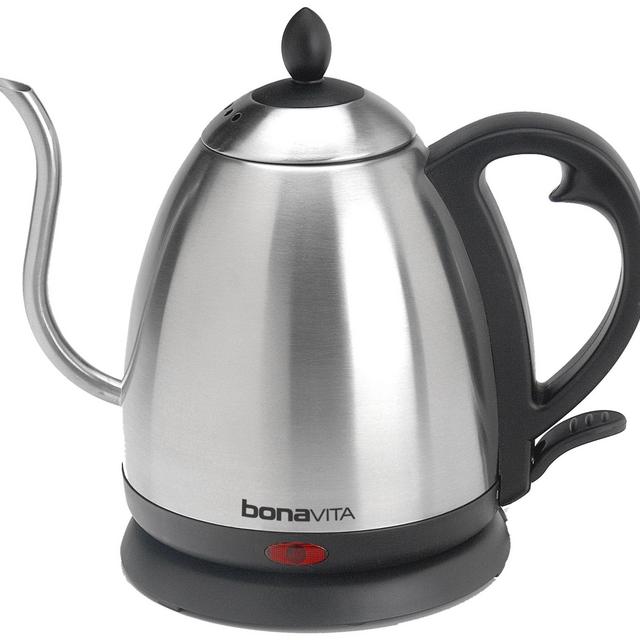 Bonavita 1.0L Electric Kettle Featuring Gooseneck Spout, BV3825B