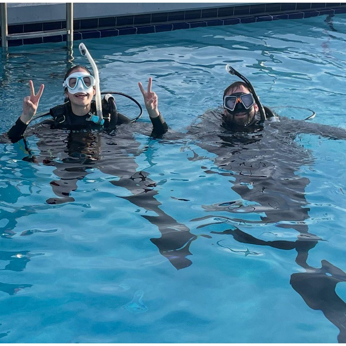 We are now scuba certified!