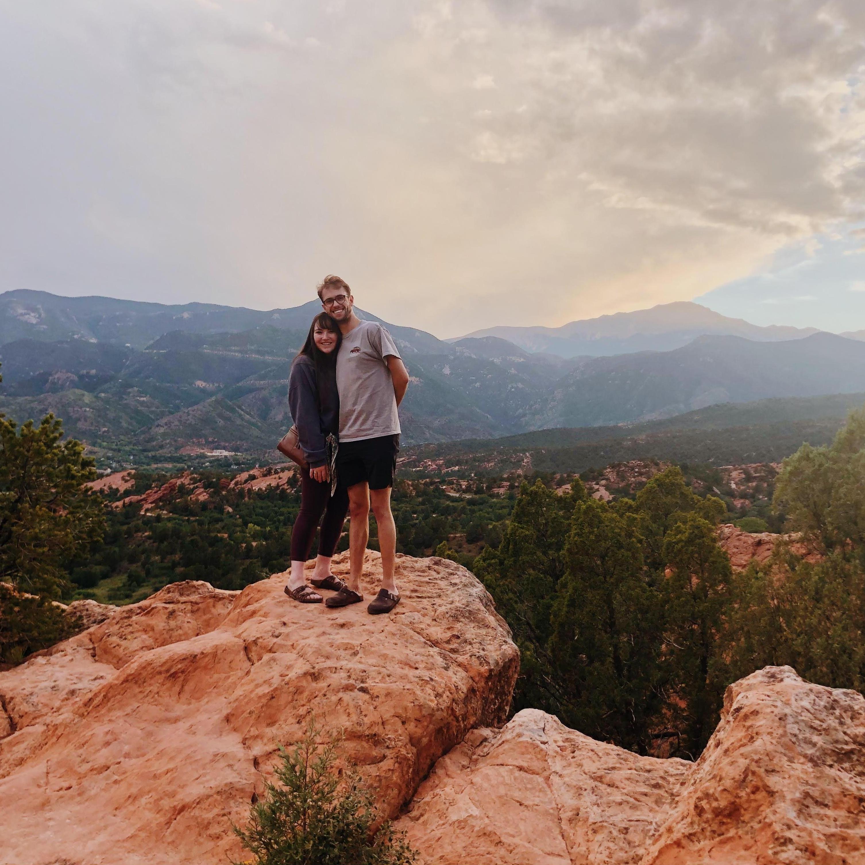 Our first photo together after our move to Denver!