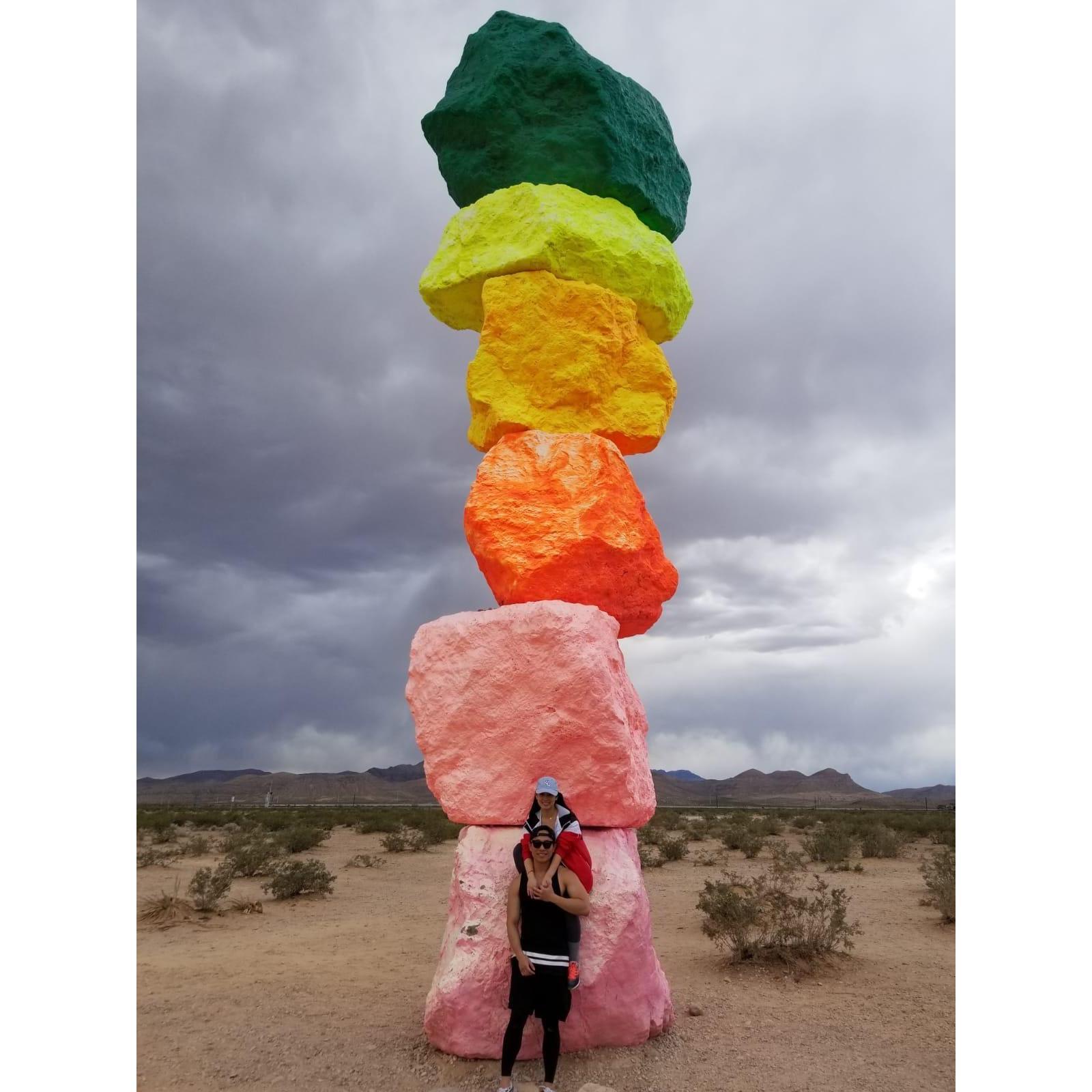 The first time visiting Kevin's family in Las Vegas