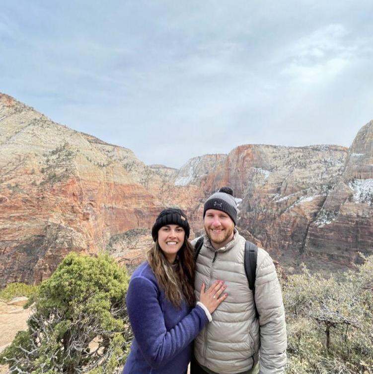 Angel's Landing Hike in Zion National Park (no we didn't make it to the end because it was so insanely scary)