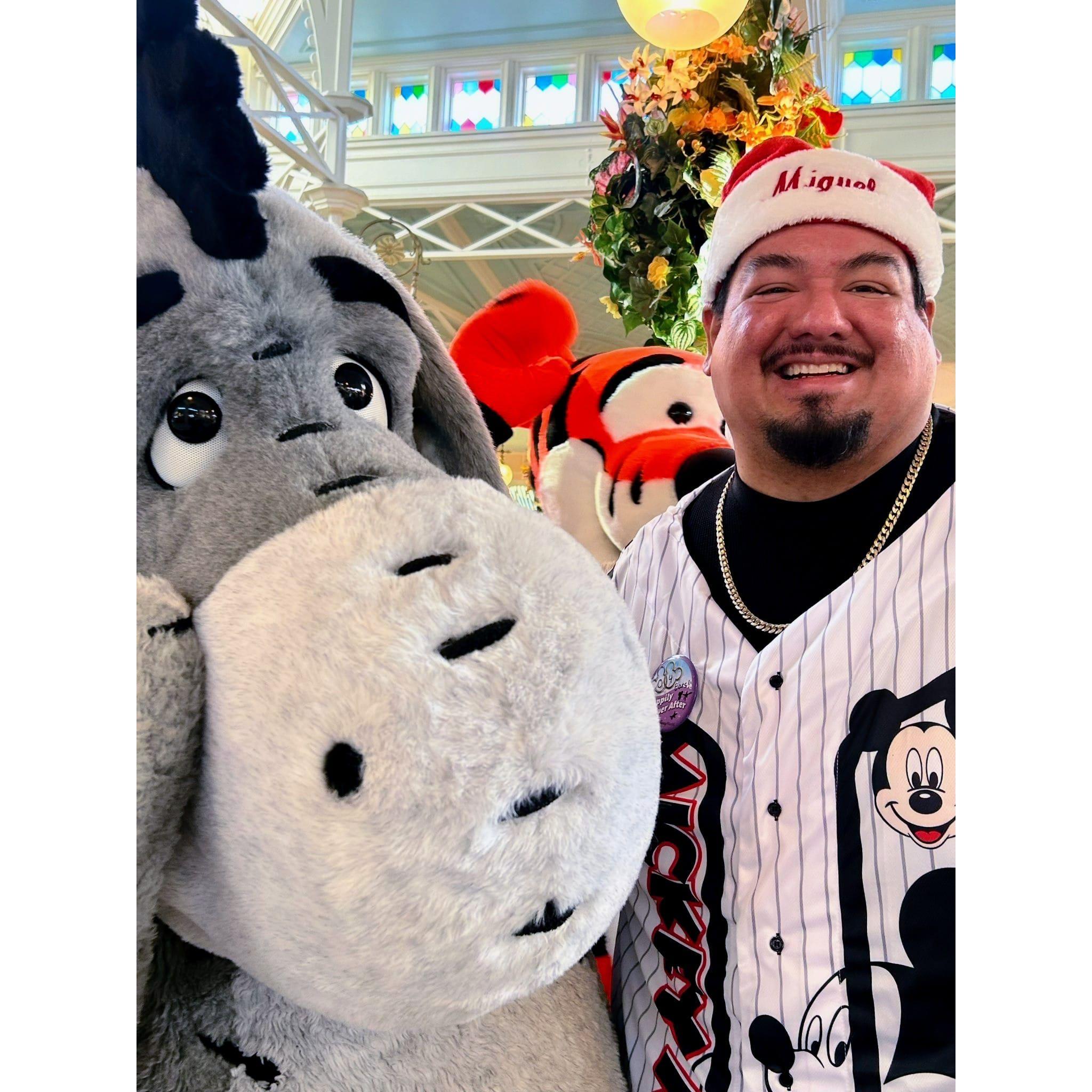 Our first meal after Miguel proposed in Disney 2024