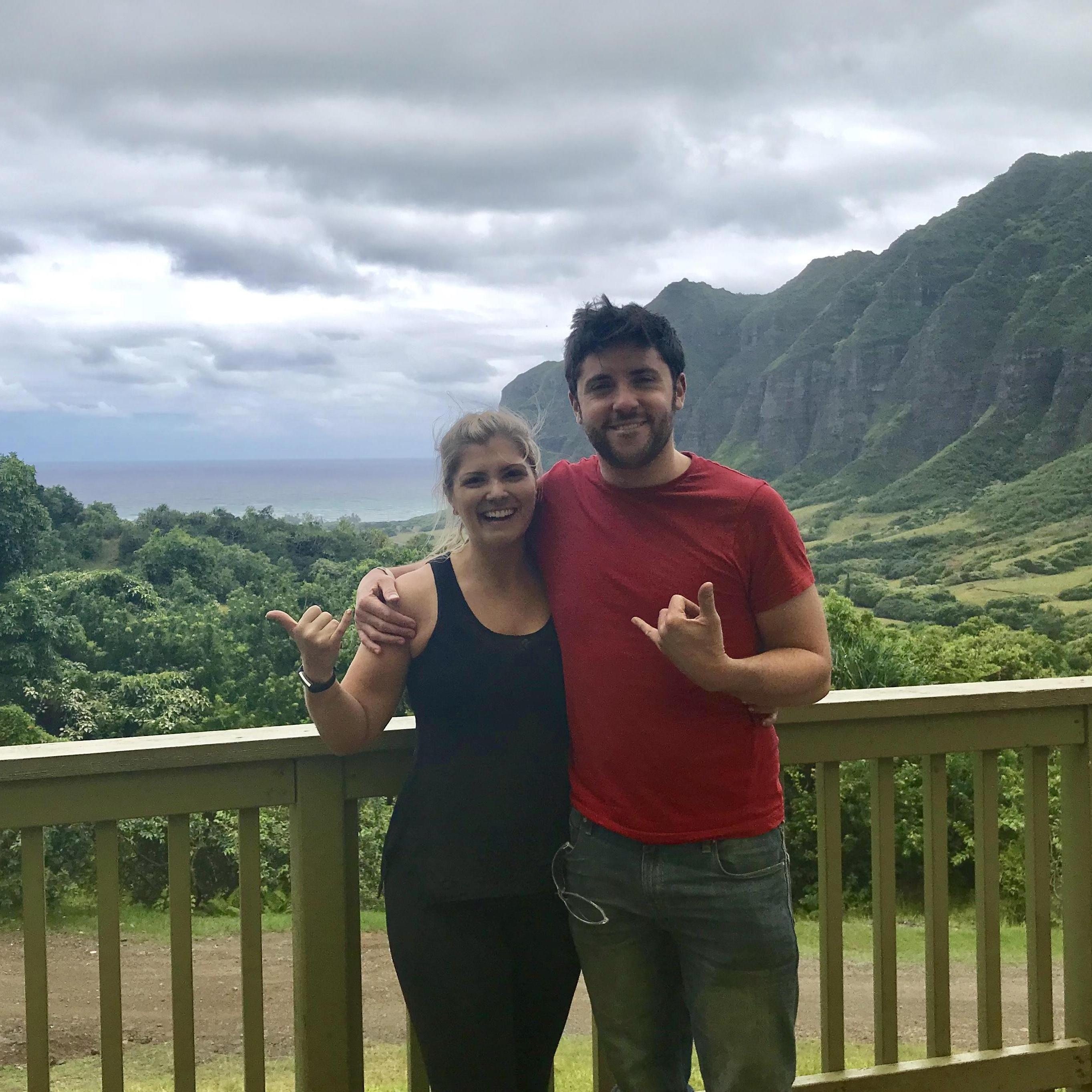 A bit dirty after driving our ATV through Kualoa Ranch on Oahu, Hawaii - set of Jurassic Park and Lost
2018