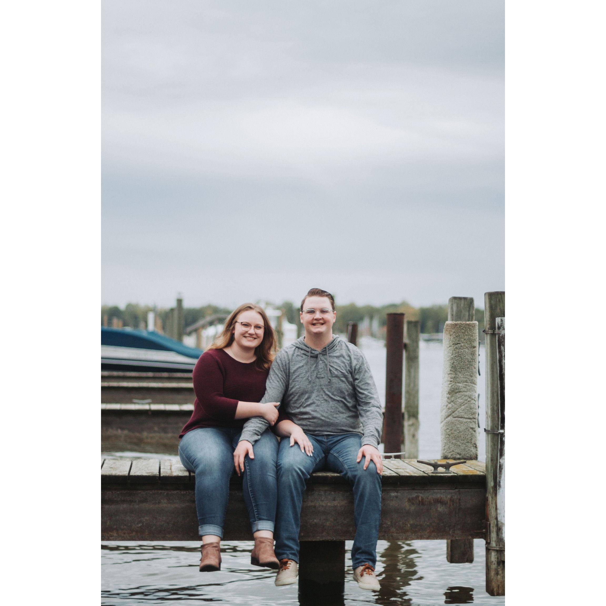 Our first professional pictures taken together.
