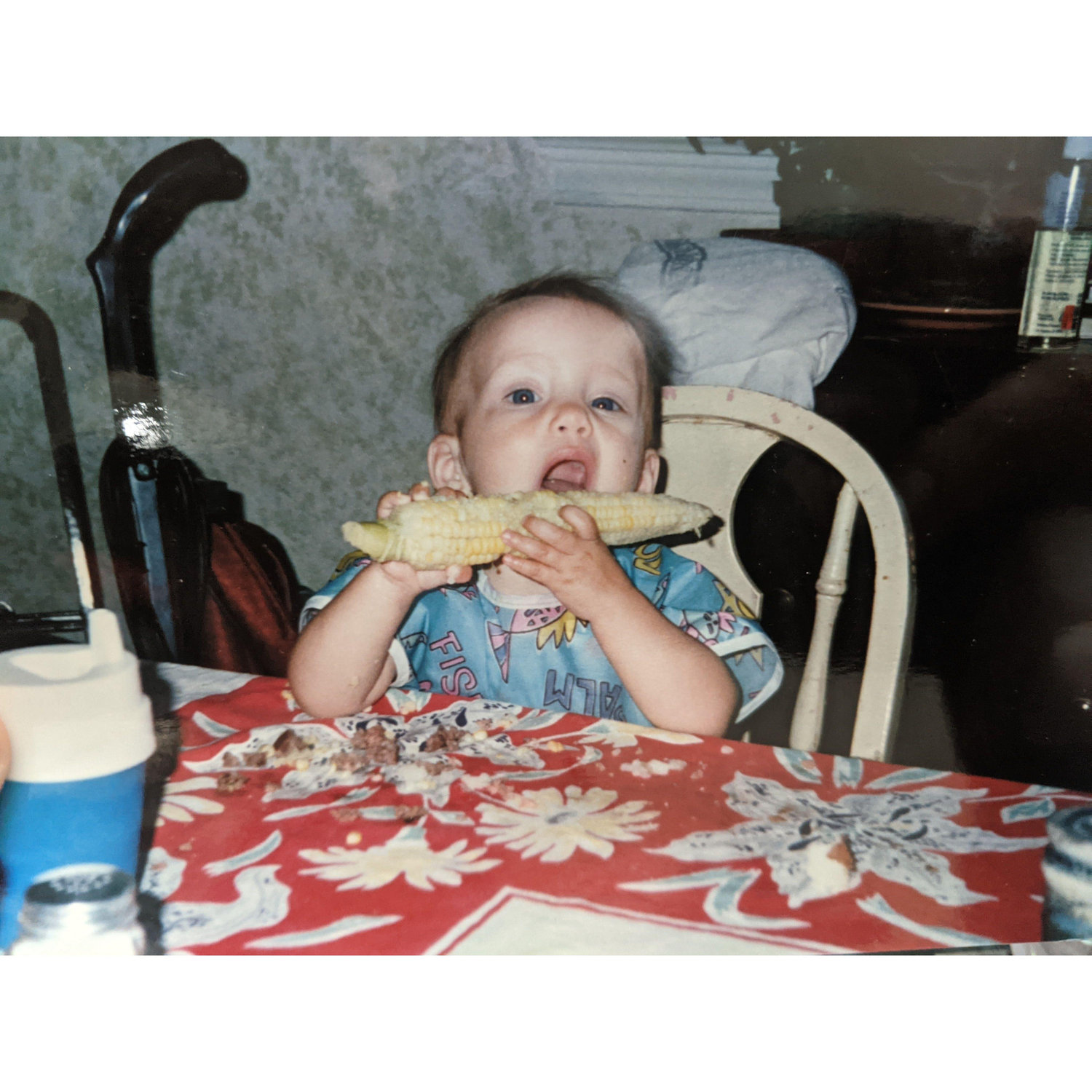 John has "Corn Baby" as Emmalouise's contact photo on his phone. One of her best moments.