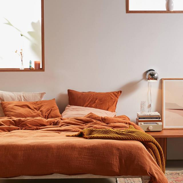 Washed Cotton Slub Duvet Cover