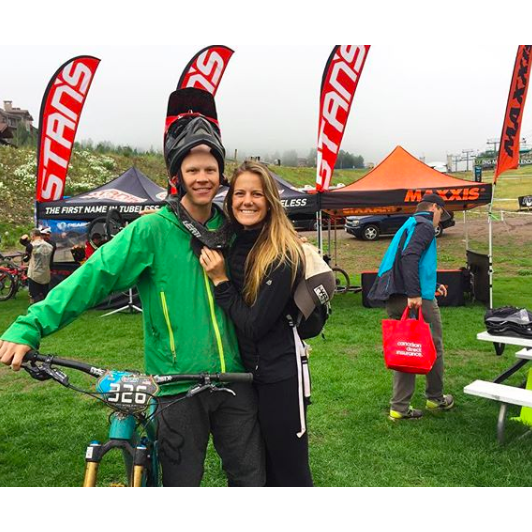 At Dan's MTN bike race in Aspen! (Summer 2017)
