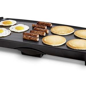 GreenLife 20” Extra Large Electric Griddle, Black