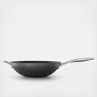 Premier Hard Anodized Non-Stick Flat Bottom Wok, 13"