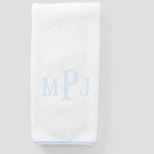 Monogrammed Plush Luxury Hand Towels | Weezie