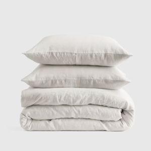 European Linen Duvet Cover Set (Size: King/Cal King) - (Color: Sand)