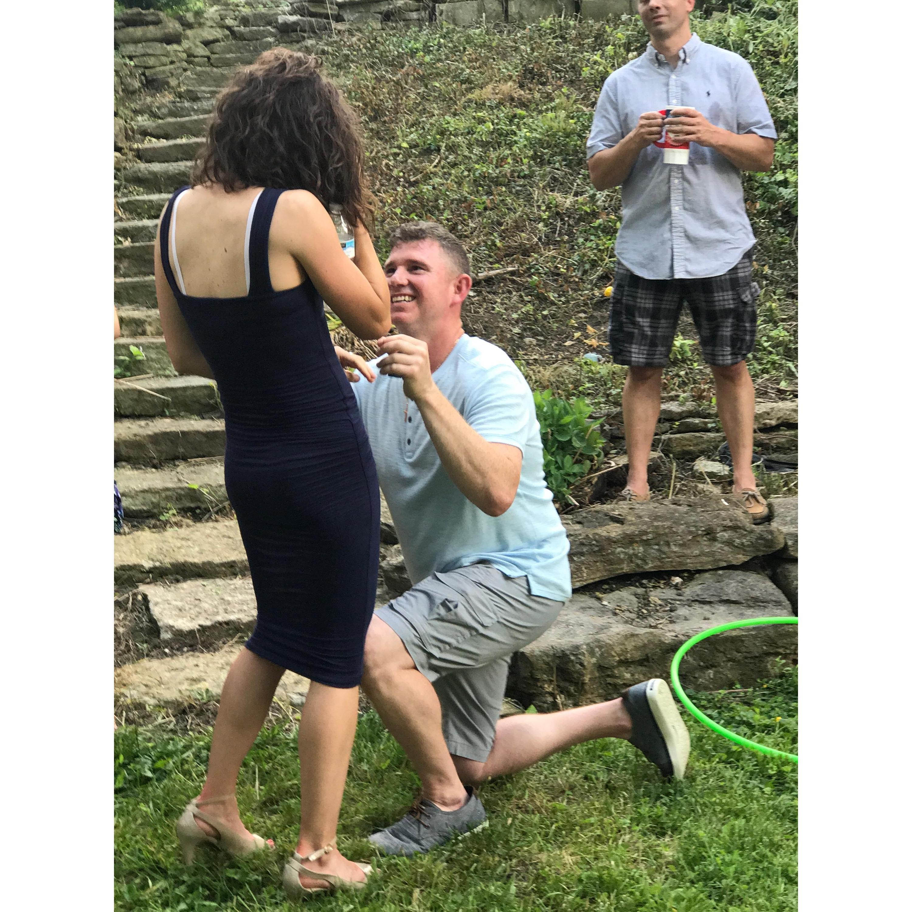 Our Mission Trip Fundraiser, gone surprise proposal!!!
