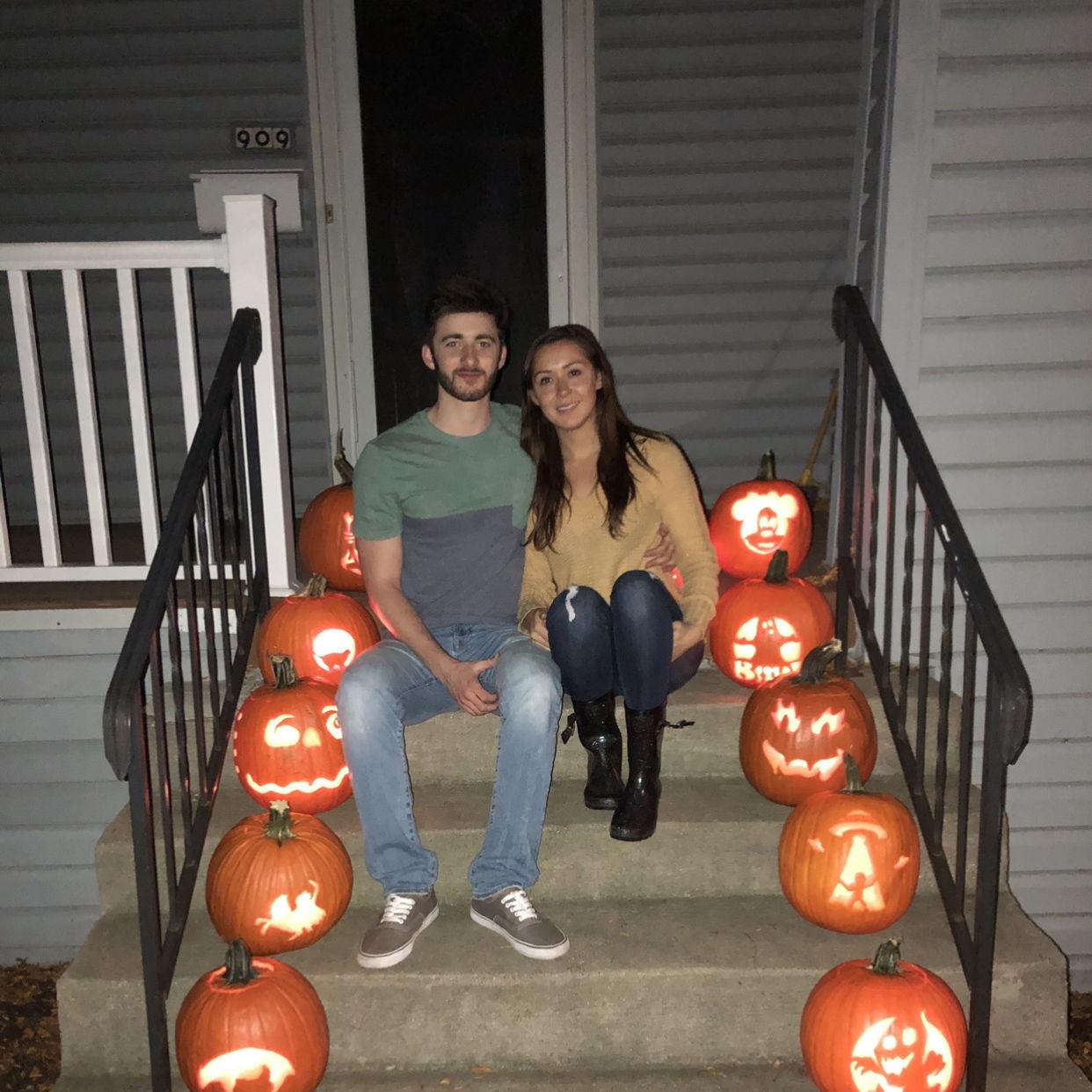 Our first halloween together back in 2019.